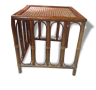 Table d'appoint en bambou vintage