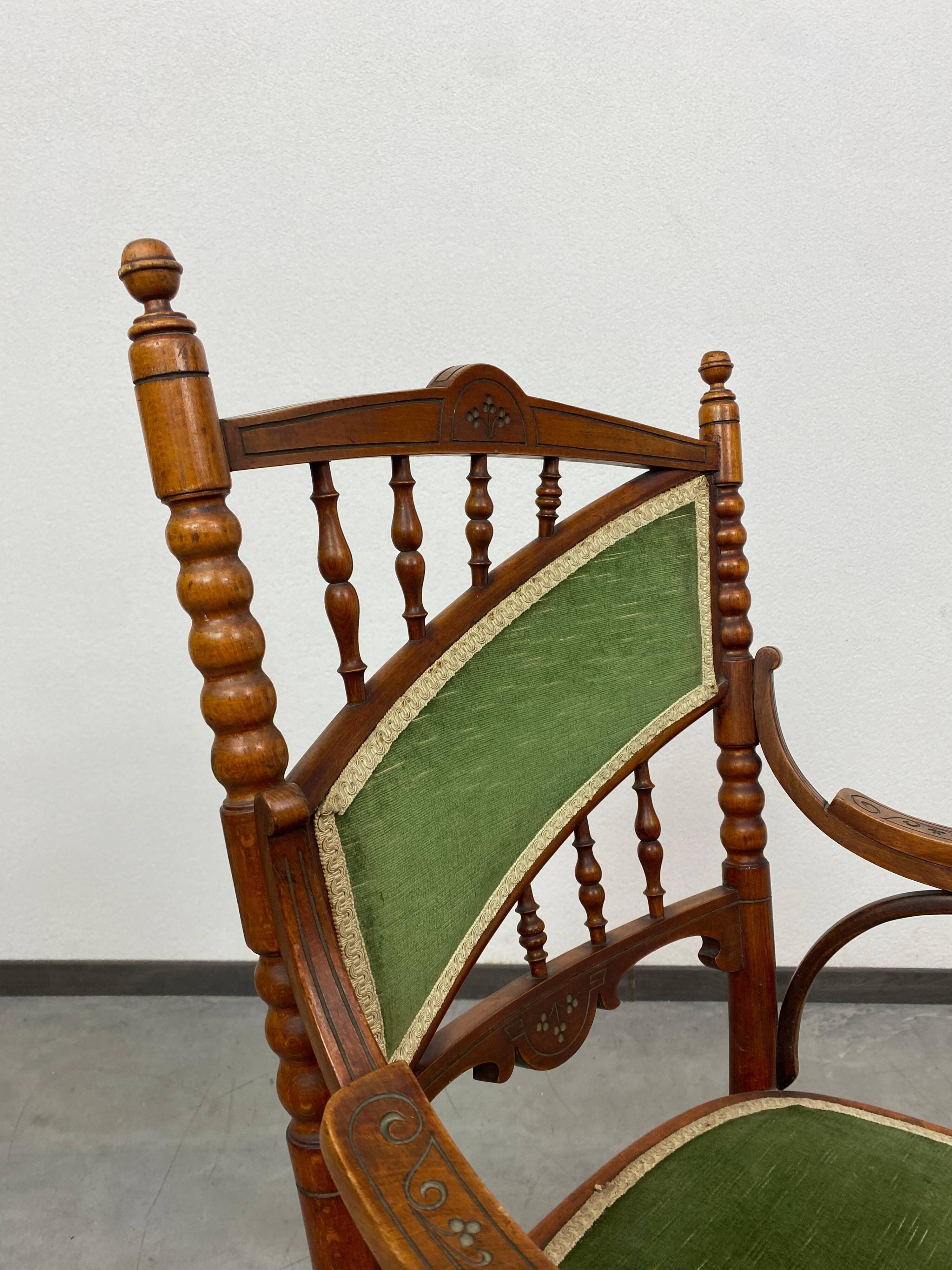 Jugendstil armchairs by J&J Kohn