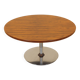Round rosewood coffee table, Danish design, 1970s, made in Denmark