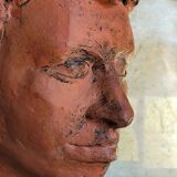 Young man's head original artist modeling