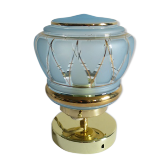 Globe lamp sky blue