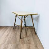 Vintage wicker side dining table