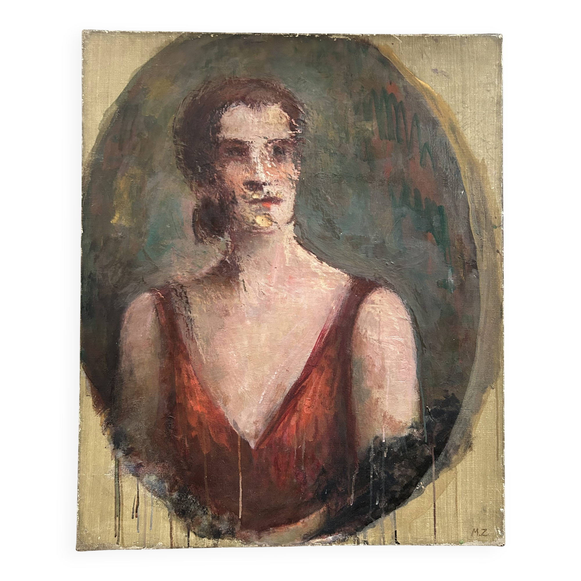 Tableau, old portrait