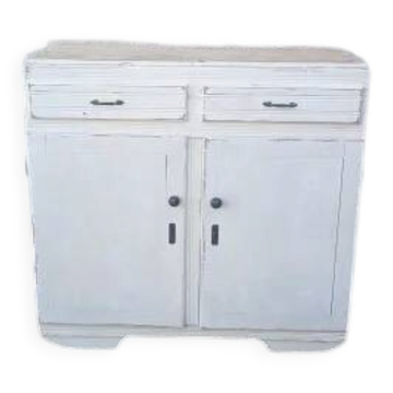 Buffet vintage blanc
