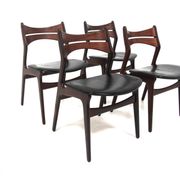 Set of 4 rosewood chairs "Model 310" Erik Buch, Denmark, 1960
