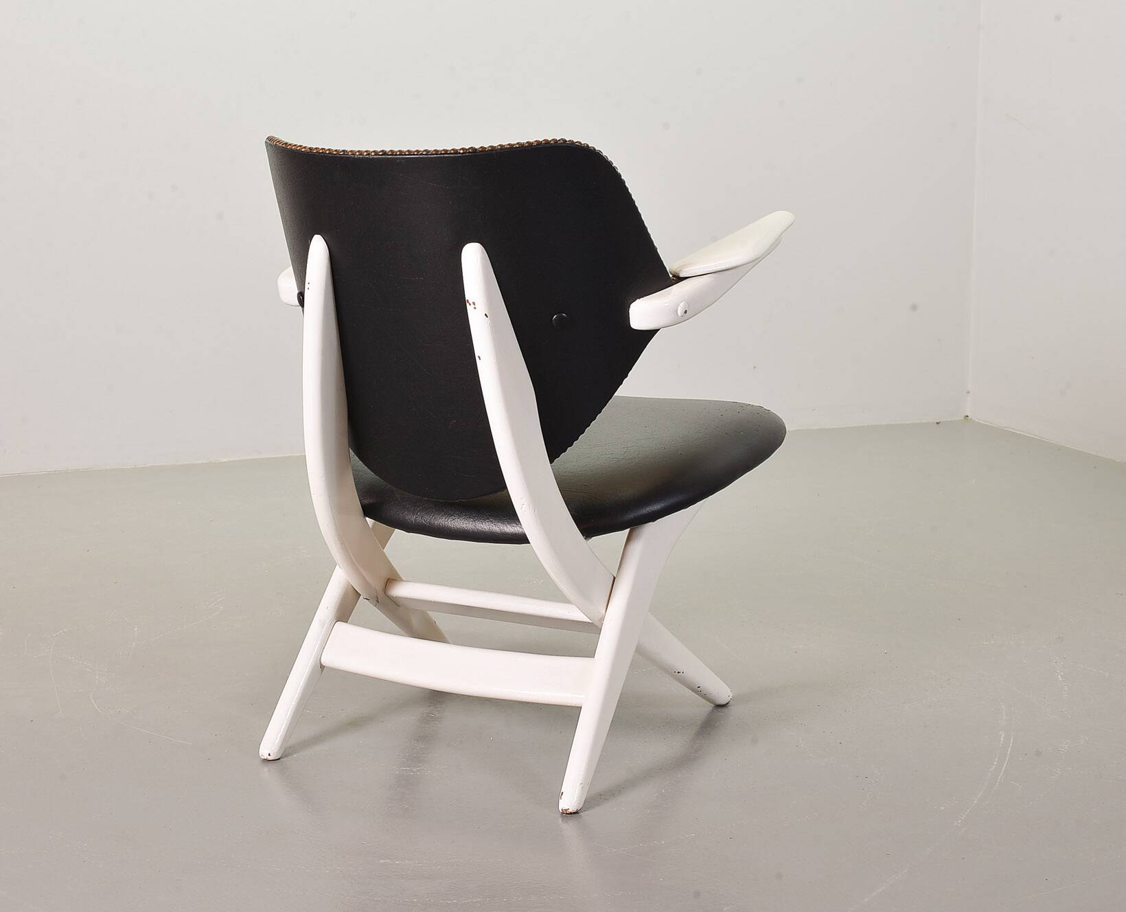 Louis van Teeffelen Dutch Design 'Pelican' Teak Lounge Chair for Webe 1960s