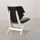 Louis van Teeffelen Dutch Design 'Pelican' Teak Lounge Chair for Webe 1960s