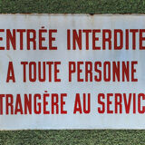 Plaque émaillée