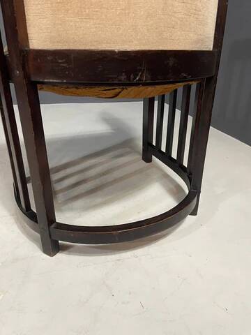 Josef Hoffmann, Art Nouveau armchair, Jacob & Josef Kohn, circa 1905, Vienna