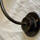 Set of 4 vintage 1960 metal and brass wall lights.