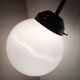 Art deco ball opaline white type brewery lamp