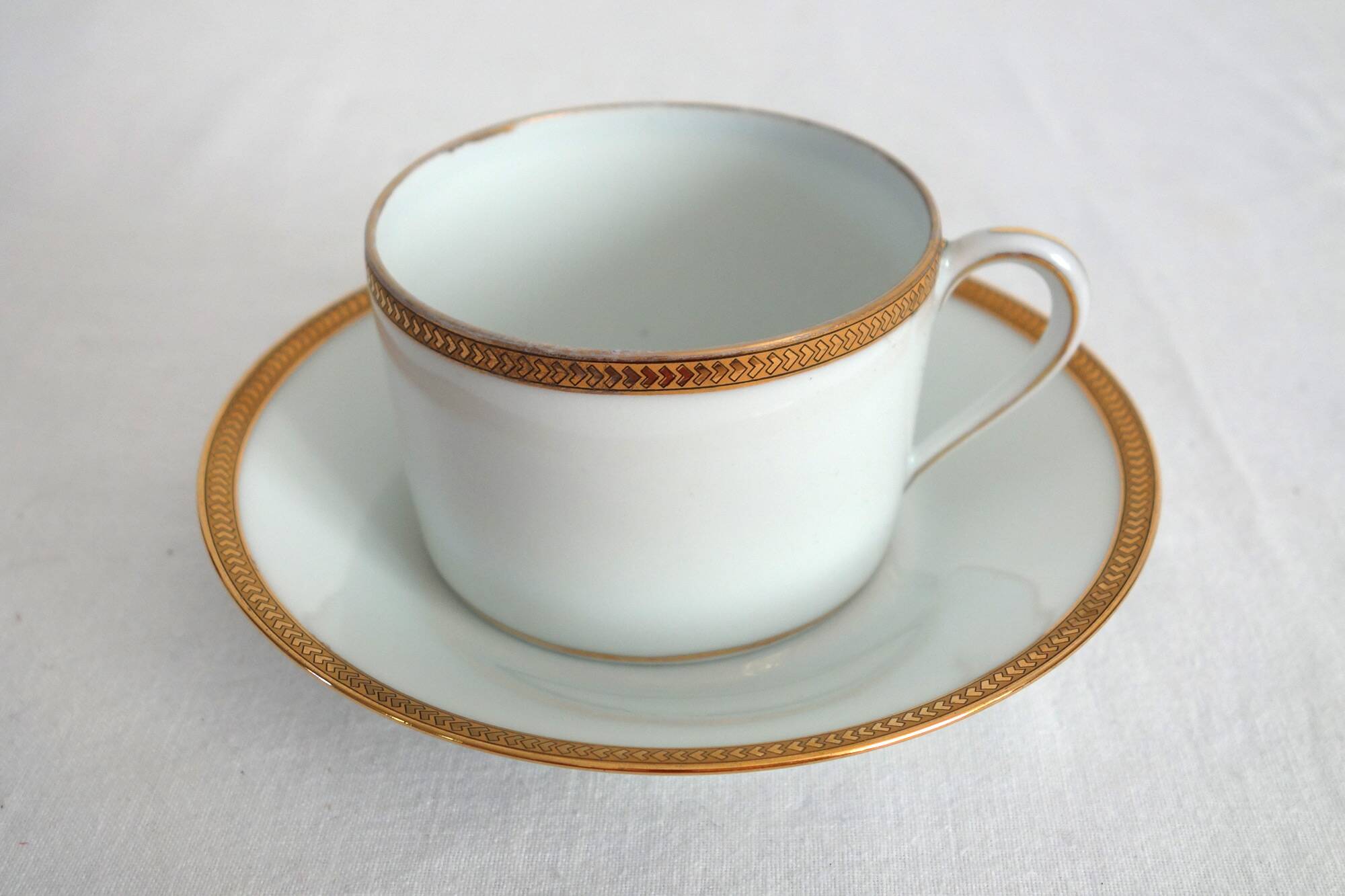 2 cups with saucers Charles Haviland, mid 20th century