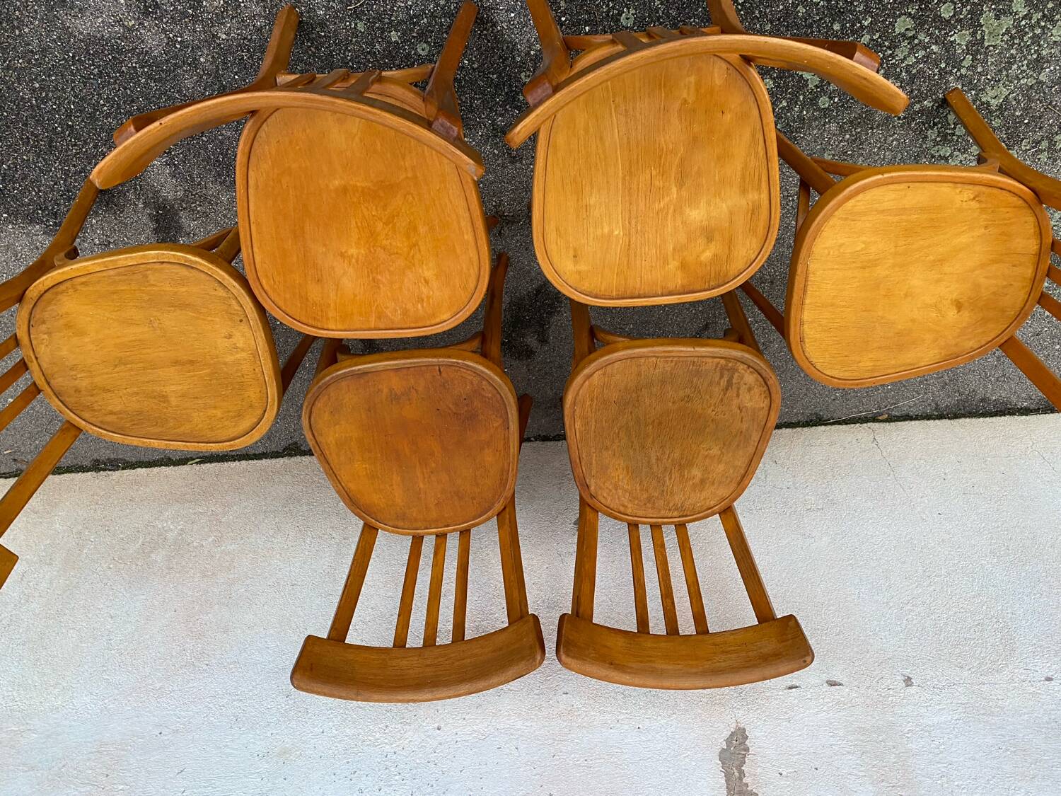 Set of 6 Baumann bistro chairs