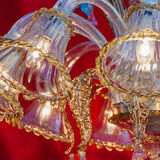 Murano glass chandelier circa 1980