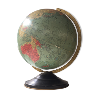 Ancien globe terrestre US années 50