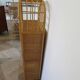Vintage Library - 2 drawers - Woven rattan cupboard - 1980s - natural