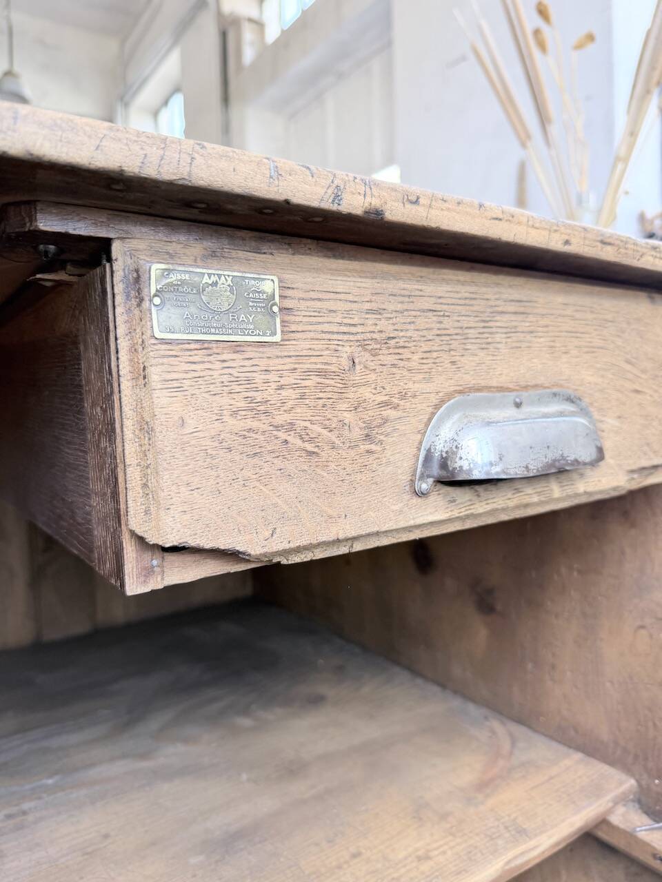 Comptoir de métier pin XXL 3m5 1950