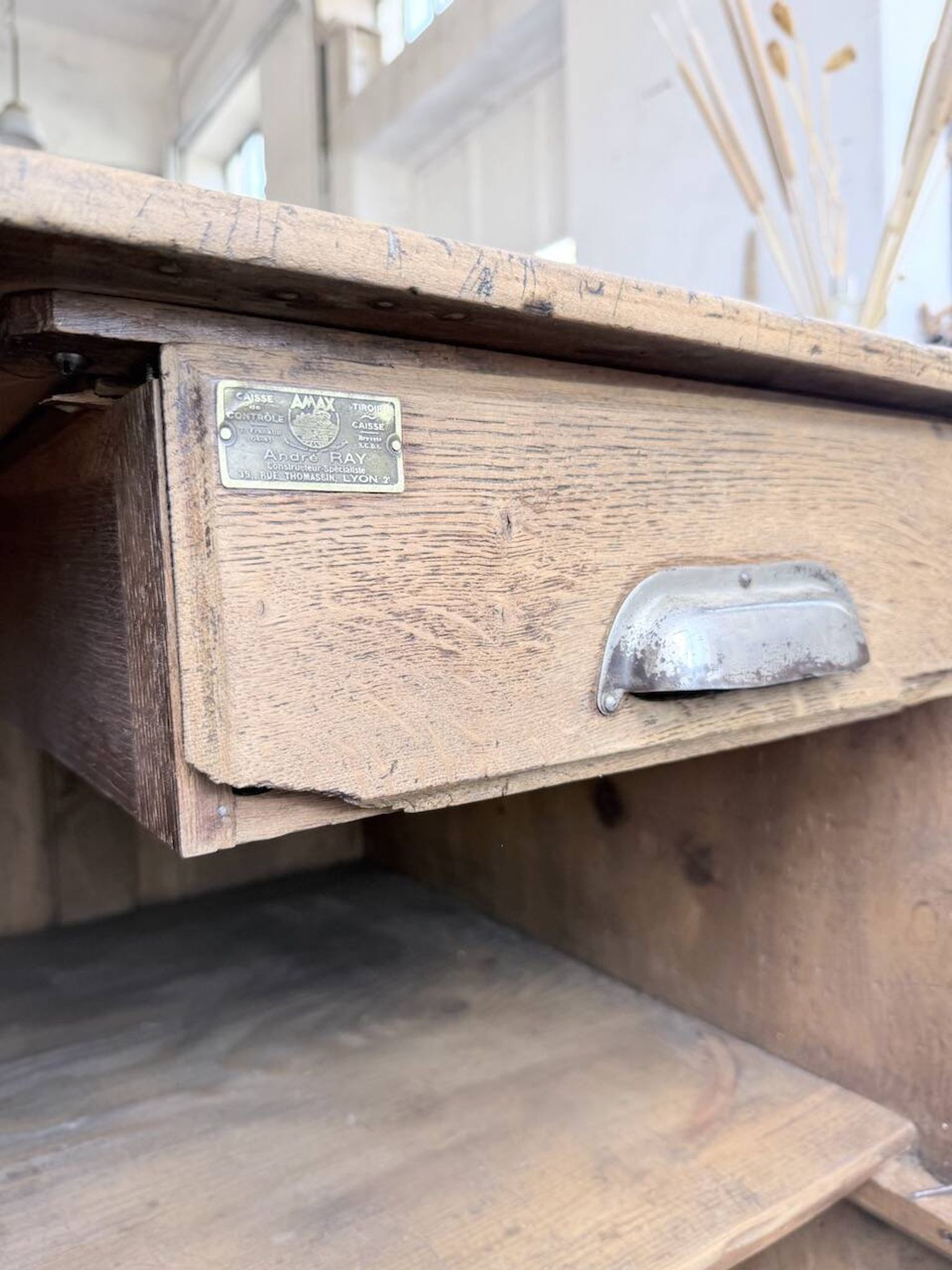 Comptoir de métier pin XXL 3m5 1950