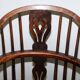 Windsor chair in solid elm circa 1860 - English furniture