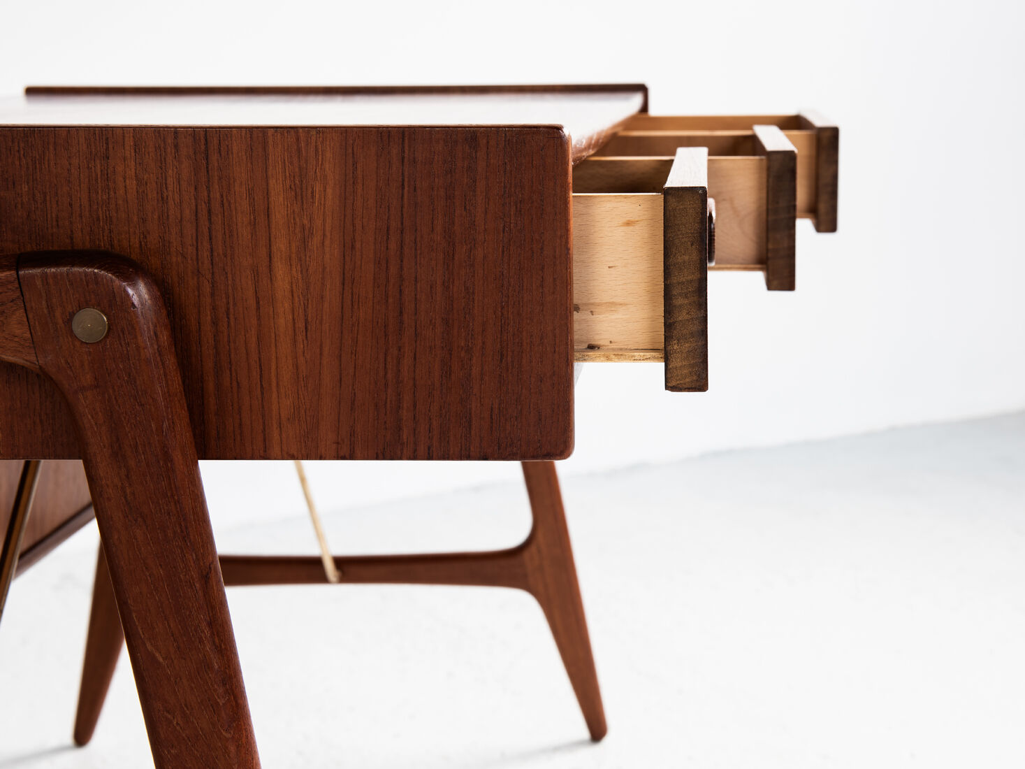 desk in teak by Arne Wahl Iversen