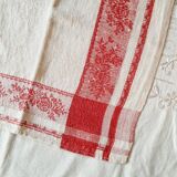 Damask linen tablecloth and napkins