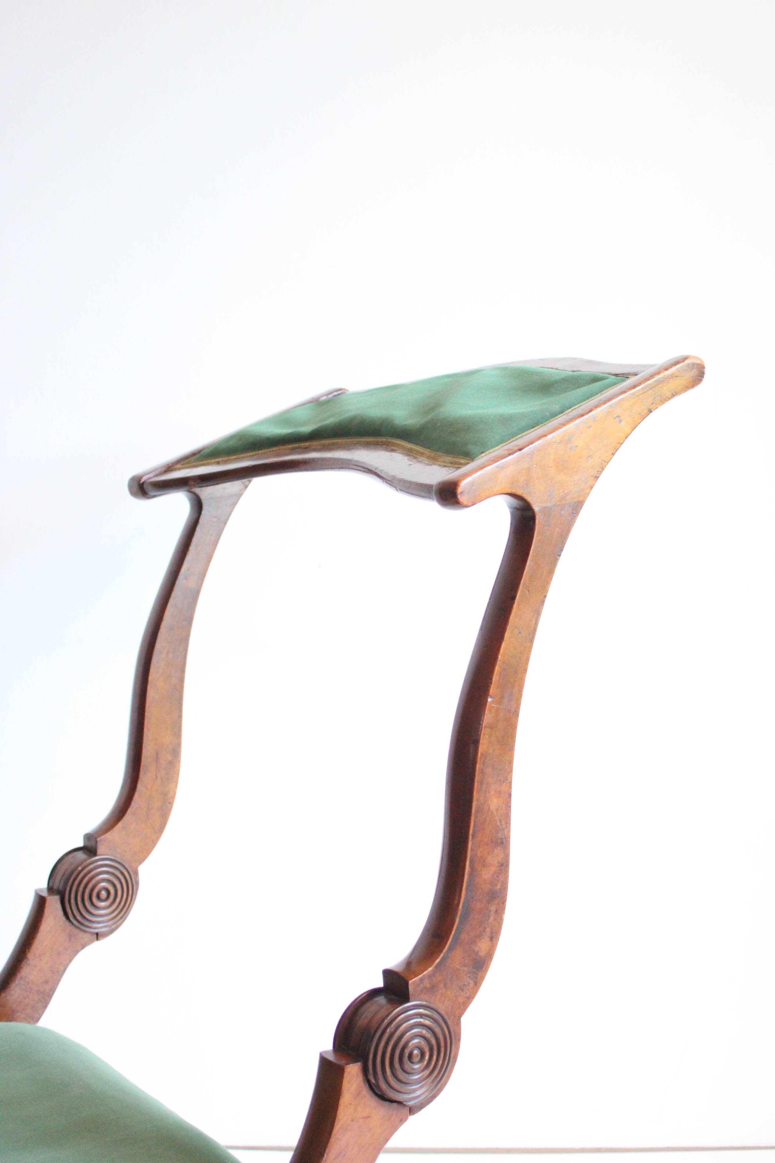 Victorian transforming Prayer Stool and Chair Prie Dieu