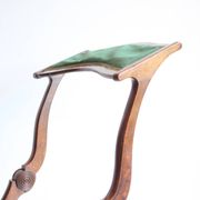 Tabouret et chaise de prière transformables victoriens pour prie-Dieu