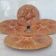 Scallop shell plates St Jacques by SECLA Portugal Barbotine