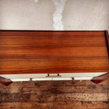 Mini sideboard TV cabinet end of Scandinavian vintage sofa