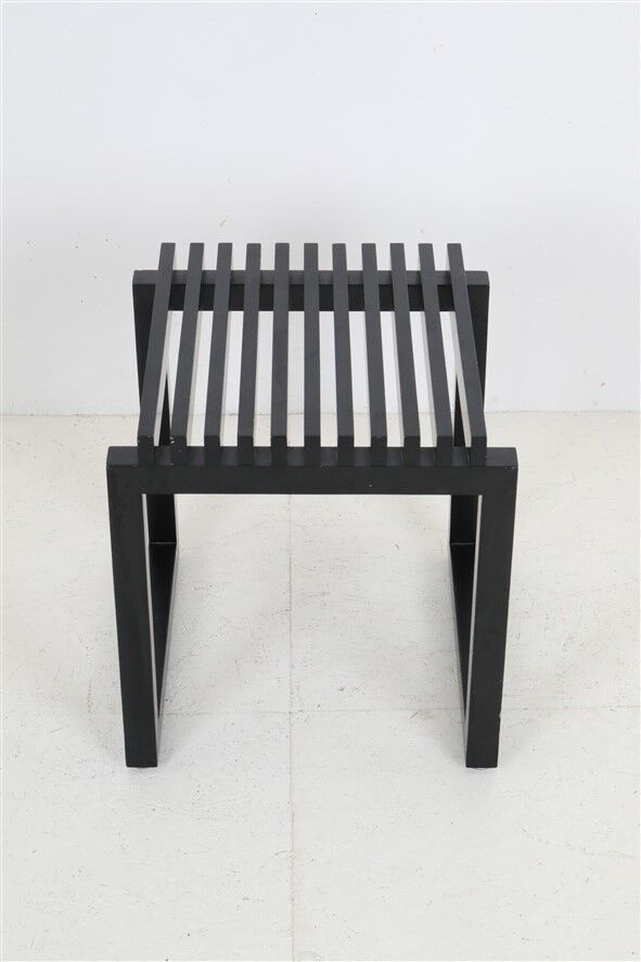 Black "Skagerak" / "Cutter" stool + box by Niels Hvass for Trip Trap / Fritz Hansen