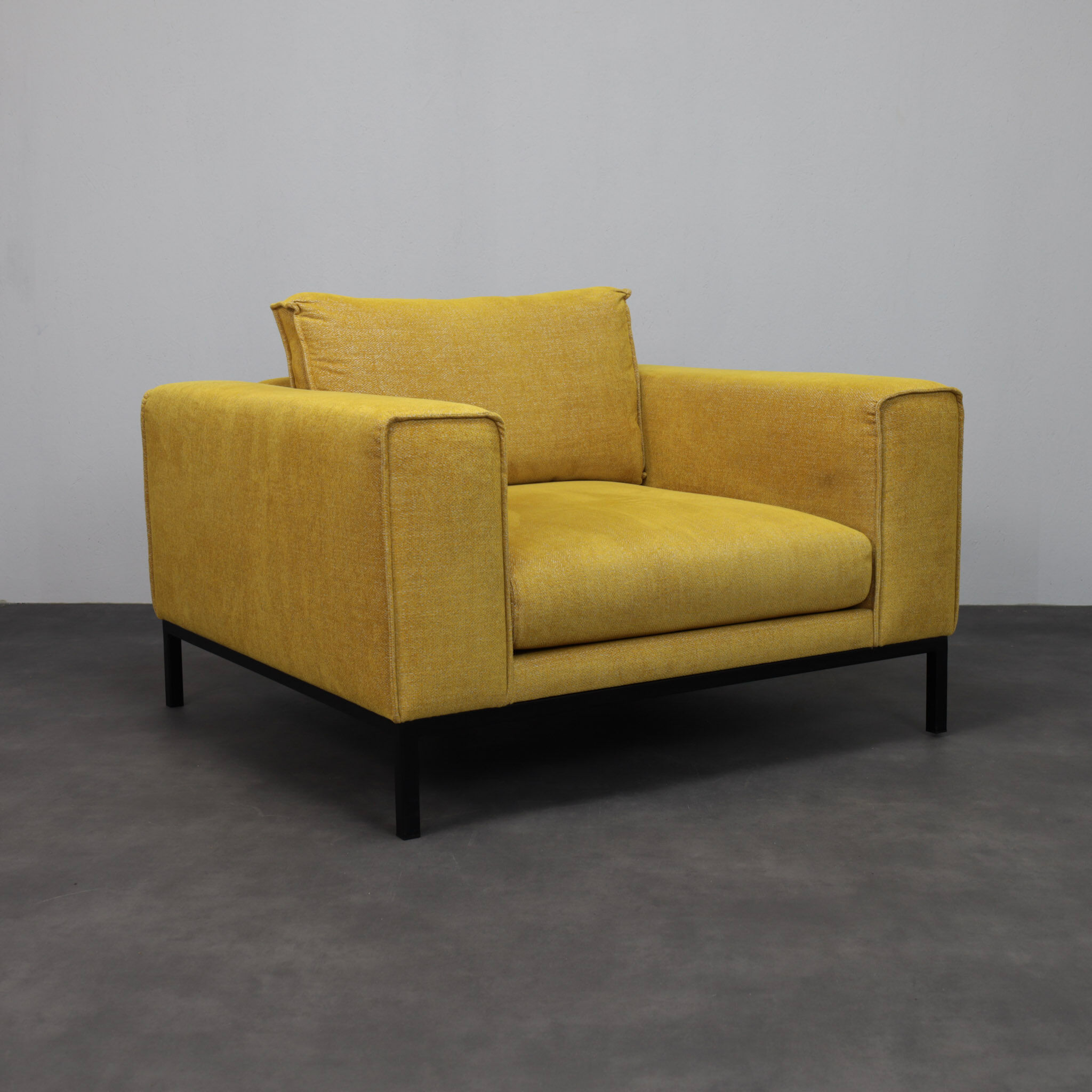 Pair of Custom-Made Love Seats / Oversized Lounge Chairs, 2000s