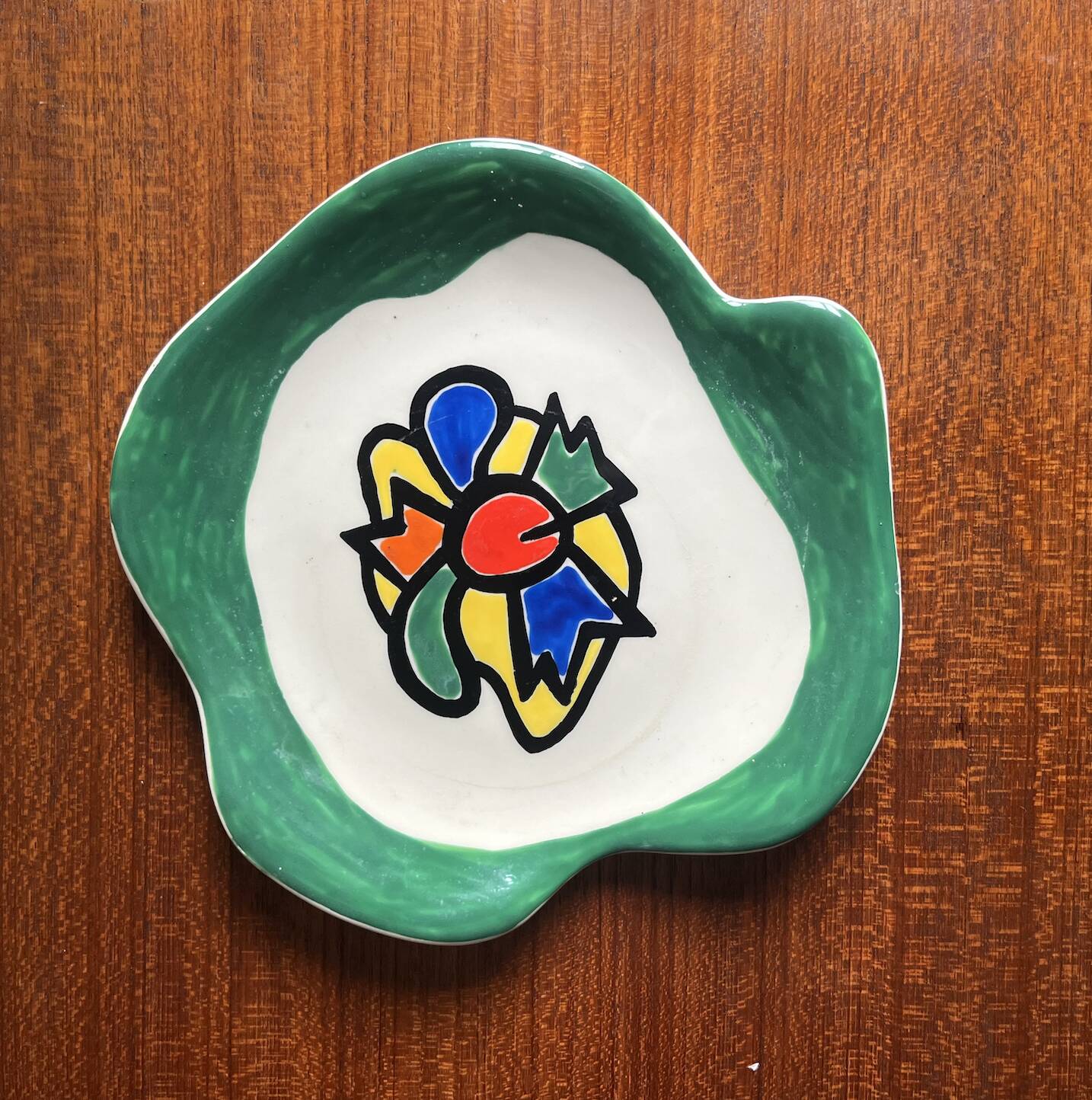 Ceramic plate by Roland Brice