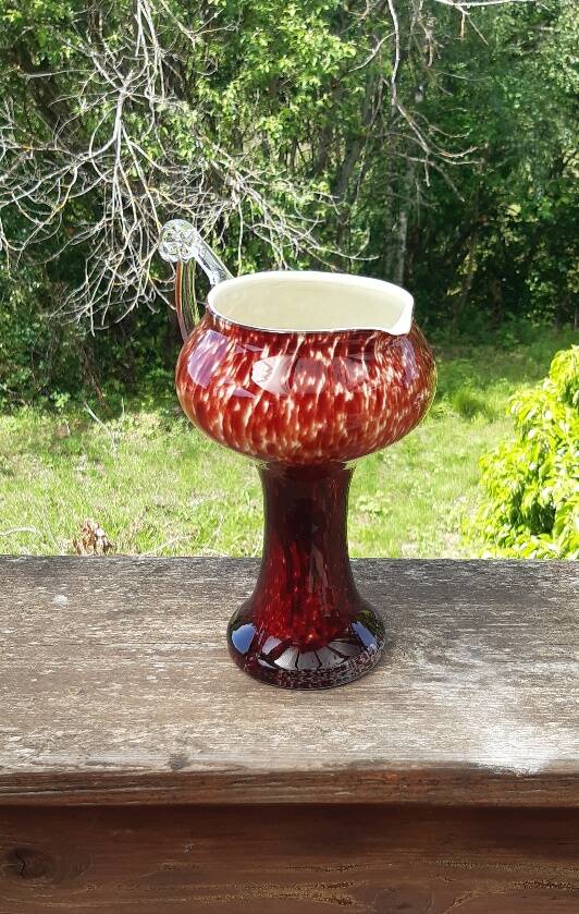 Vintage opaline vase from Florence