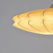 Rare vintage cocoon lamp by Friedel Wauer for Goldkant Leuchten, 1960s