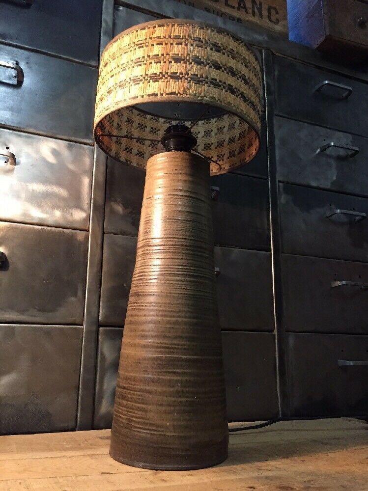 Lampe en céramique de Dour Thérèse Bataille