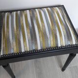 Vintage rectangular piano stool