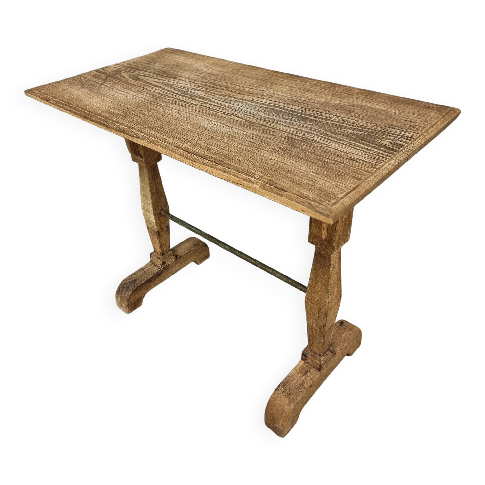 Antique French bistro table | 1920-1940 | Oak wood