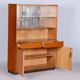 Art Deco Display Cabinet in Oak and Glass, Czech, 1940s
