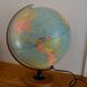 World map vintage land globe 90s