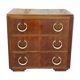 Art Deco period chest of drawers in walnut 1930