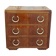 Art Deco period chest of drawers in walnut 1930