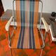 Chaise de camping vintage