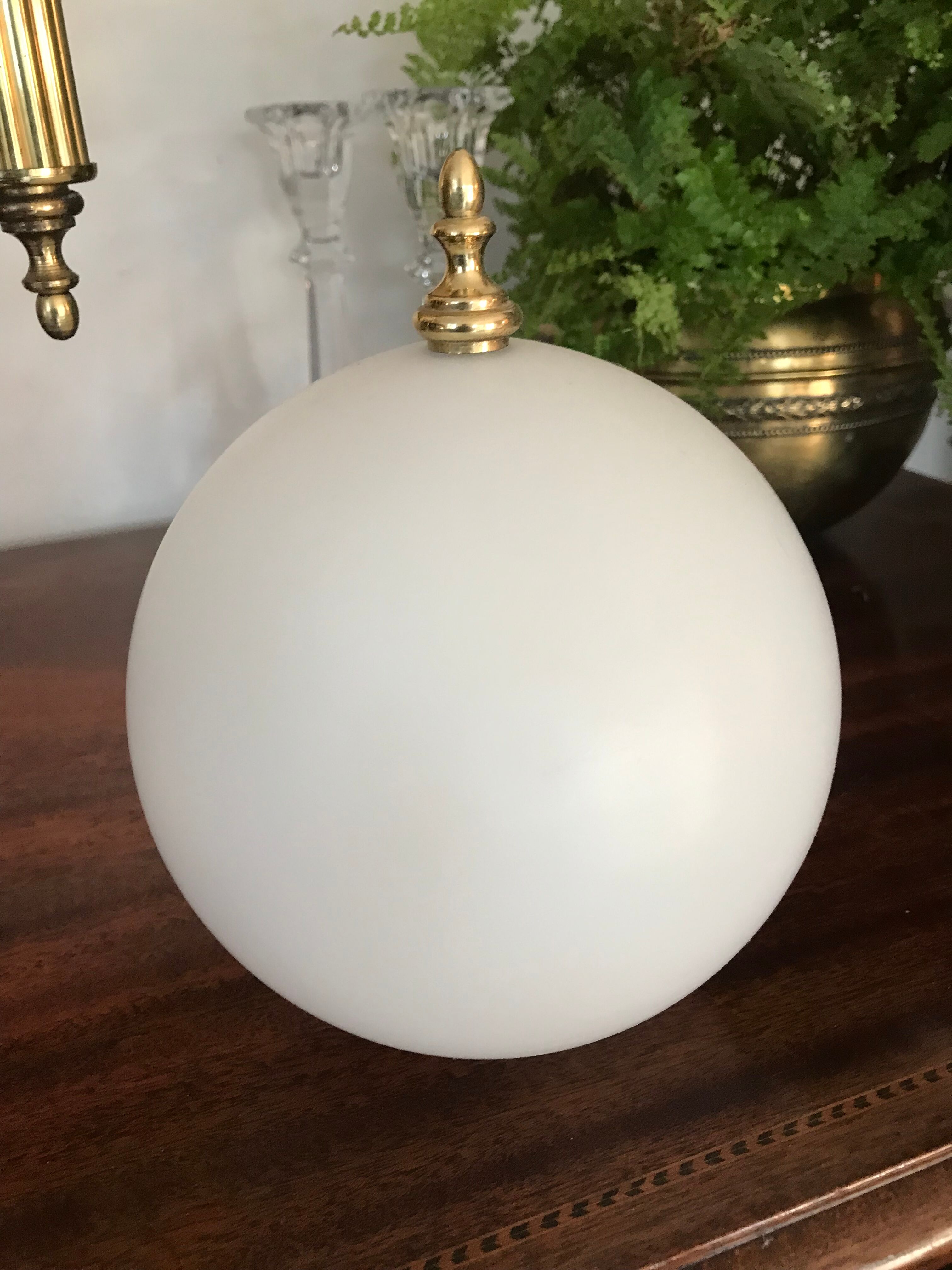 Brass lamp by Sölken Leuchten