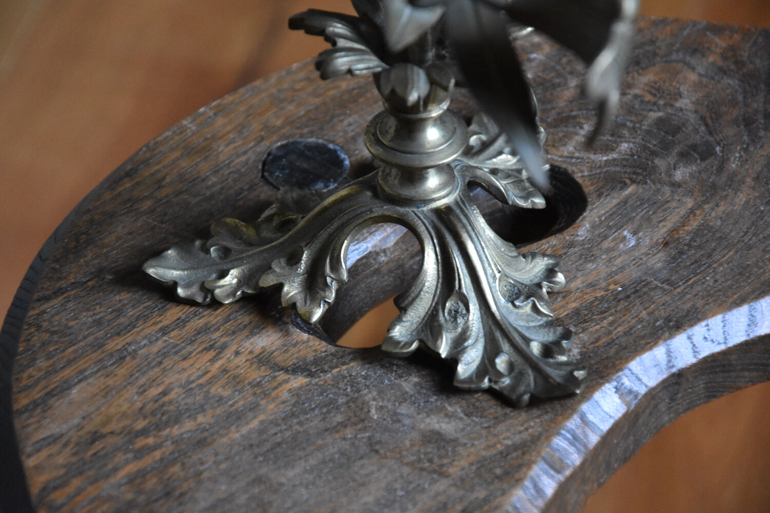 Brass candle holders