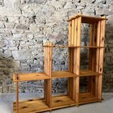 Shelf / bookcase pine staircase