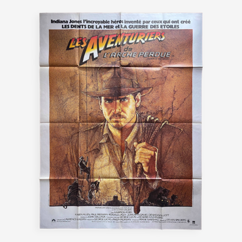 Original cinema poster "Raiders of the Lost Ark" Harrison Ford 120x160cm 1981