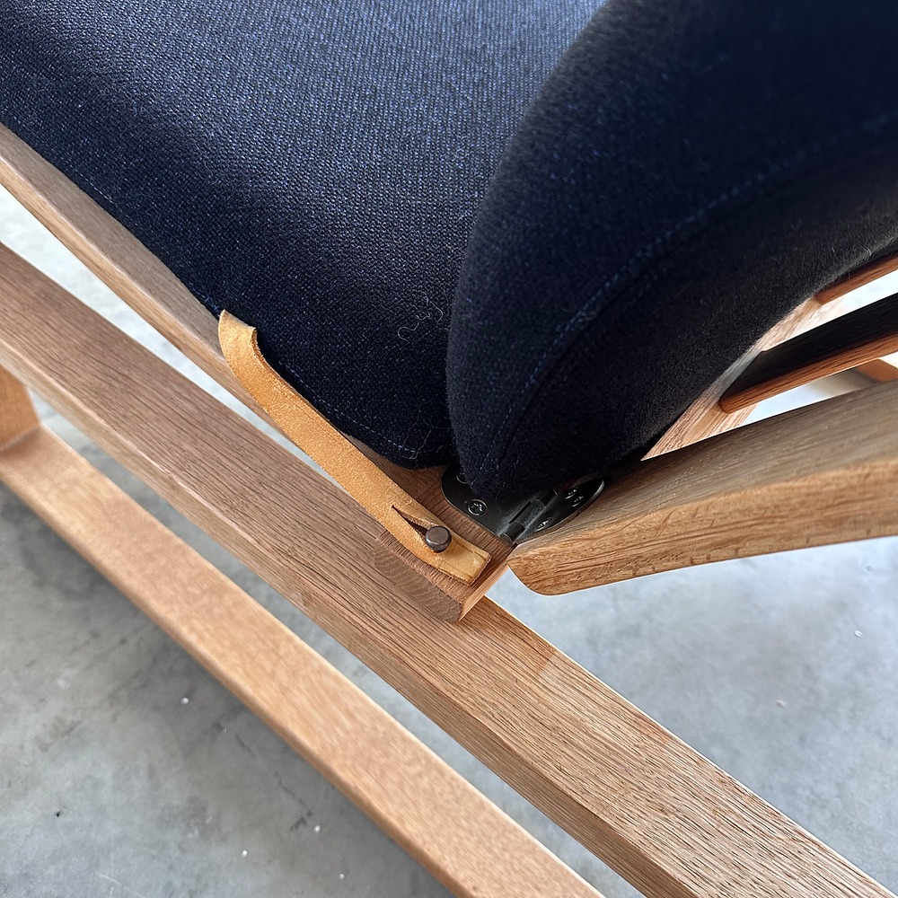 Set of 2 'BM-2254' sled chairs, Børge Mogensen, Fredericia Stolefabrik