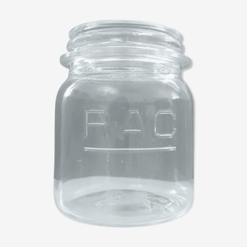 Rac glass jar