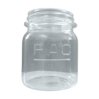 Rac glass jar