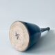 Signed blue sandstone soliflore vase